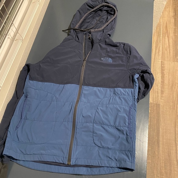 The North Face | Shirts | Mens The North Face Mountain Sweatshirt Hoodie  Blue Medium | Poshmark